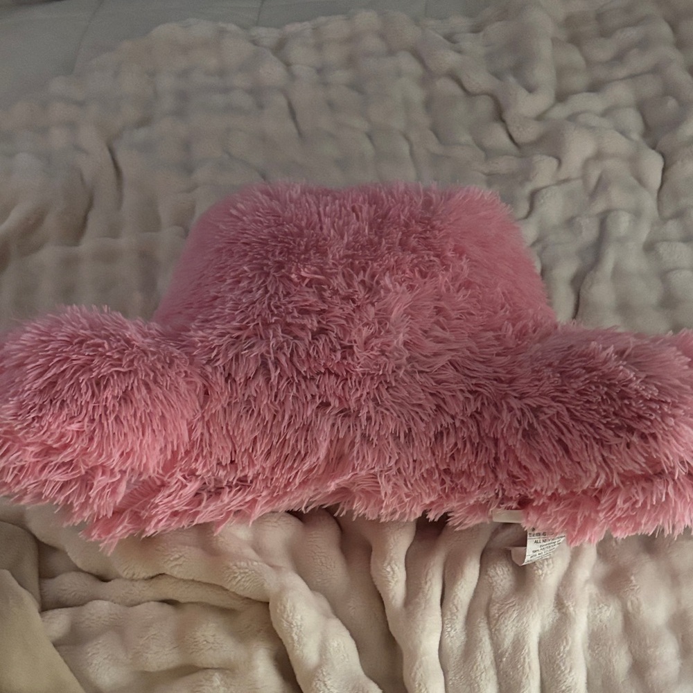 Fluffy Pink Pillow